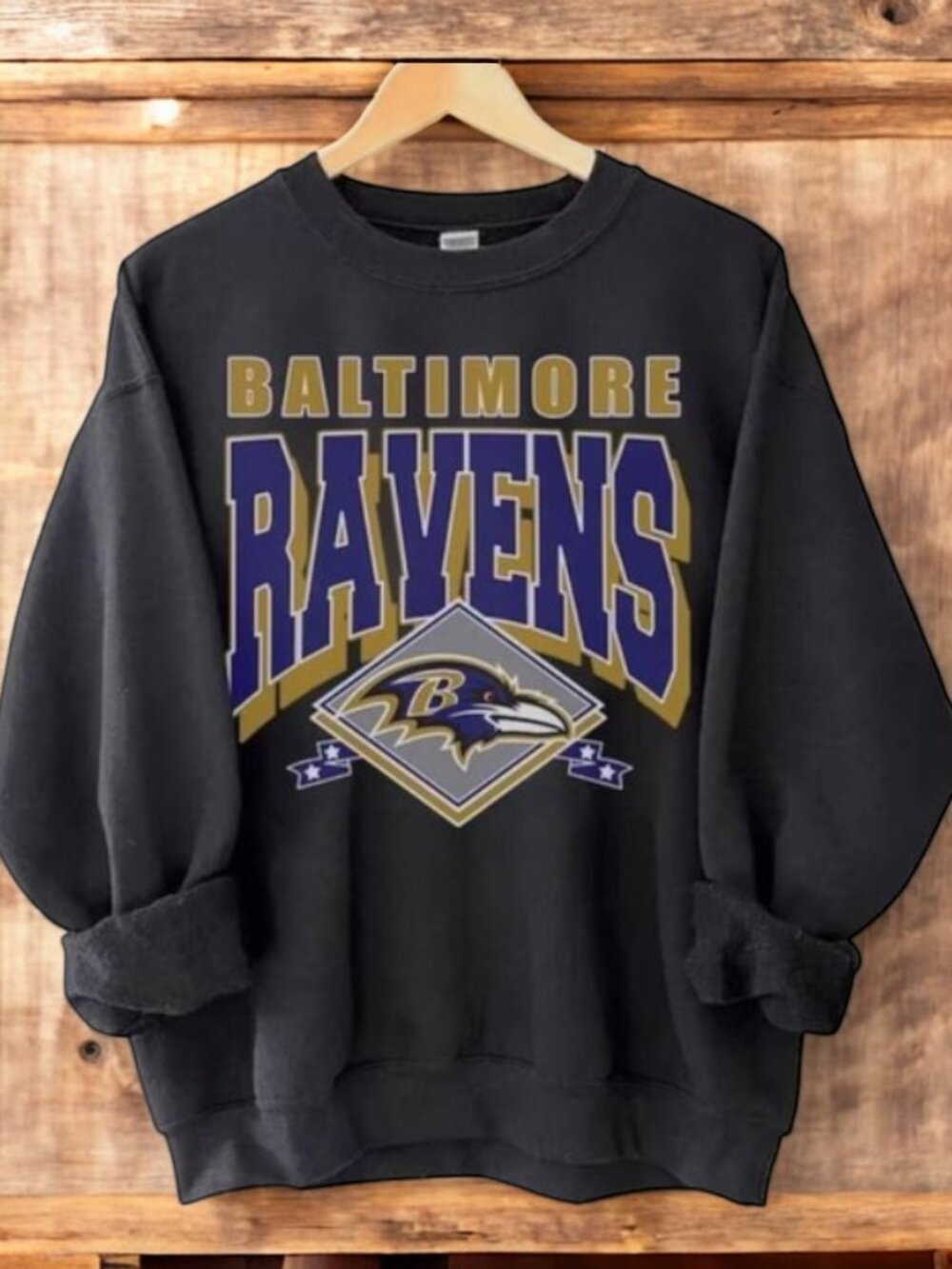 Vintage Baltimore Ravens Football Sweatshirt, Vintage Ravens Football Unisex